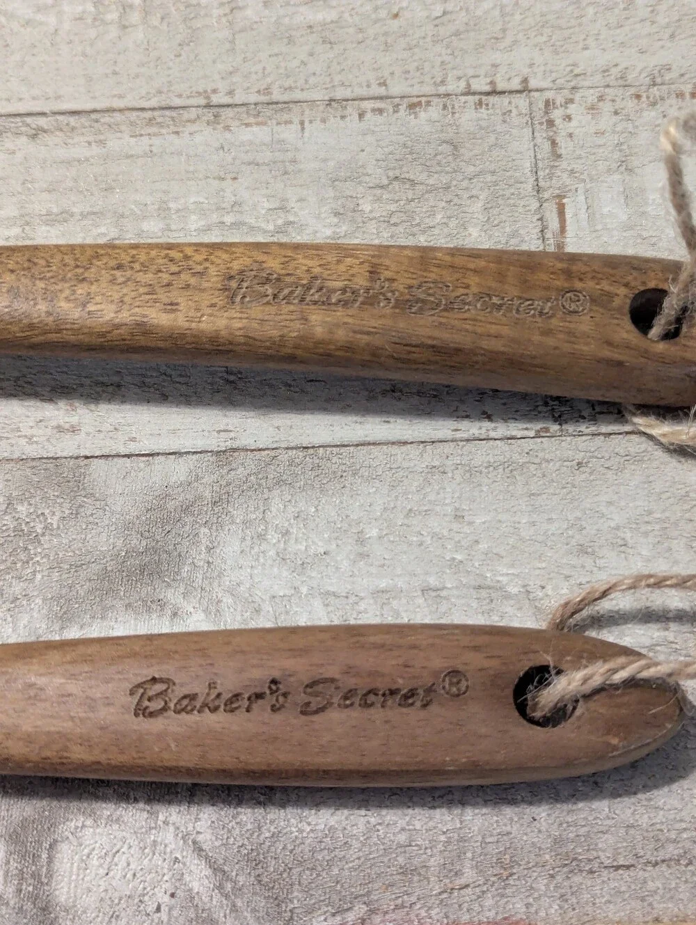 Set Of Long Handled Wooden Spoons